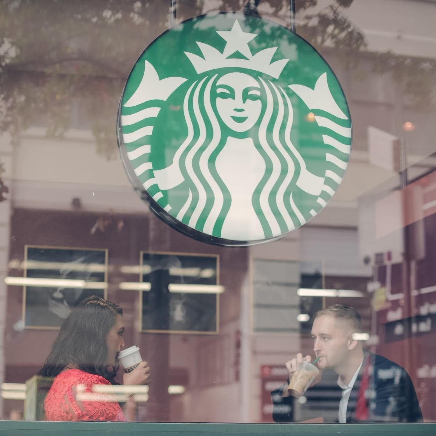 Everyone who knows us know we can't live without Starbucks.