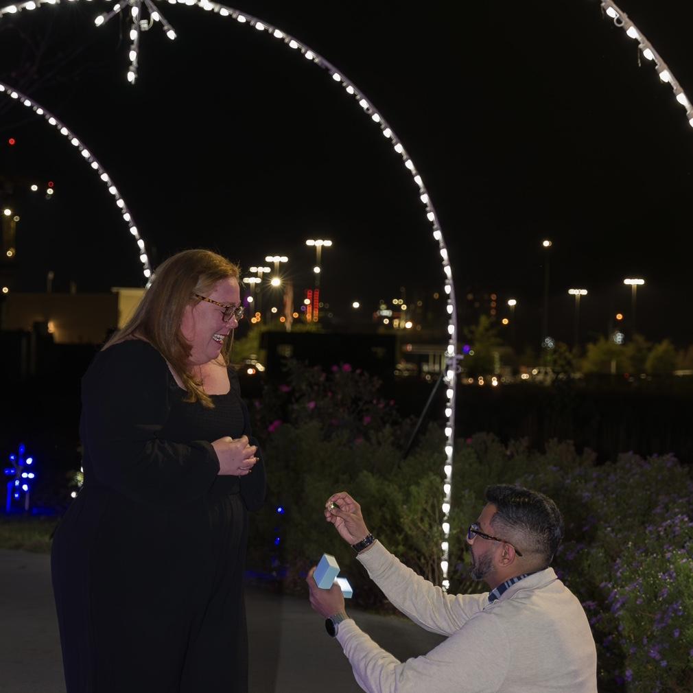 Alison Marie Nuber, will you spend the rest of your life with me? I think I was able to say yes!