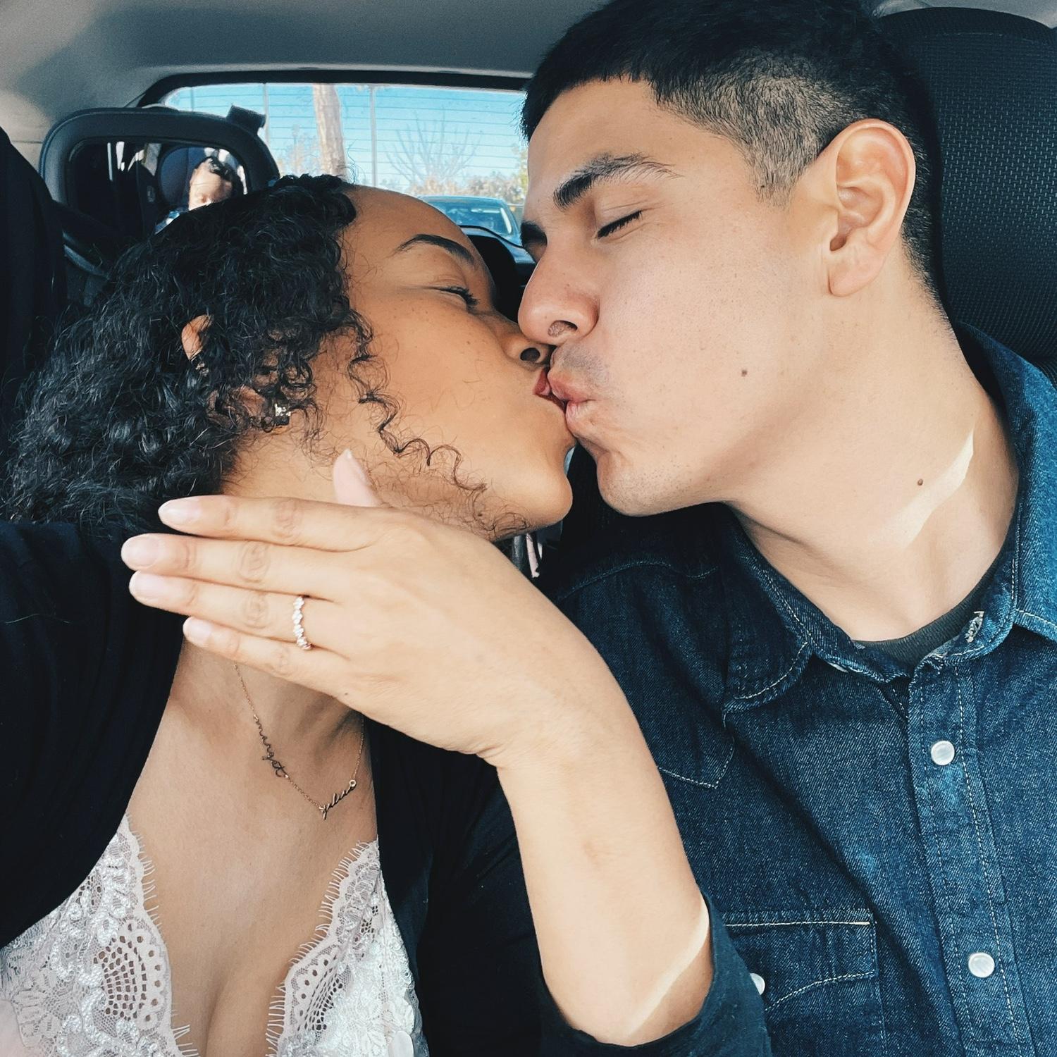 January 26, 2024.
THE DAY WE GOT MARRIED, legally and privately. ❤️
We got in the car with our two kids, drove down to San Bernardino’s Hall of Records and had a mini ceremony between us.
