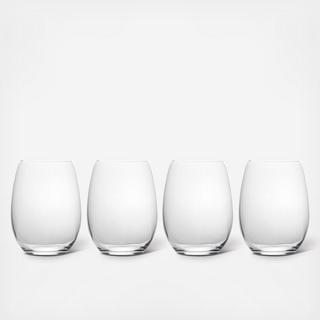 Julie Stemless Wine Glass, Set of 4