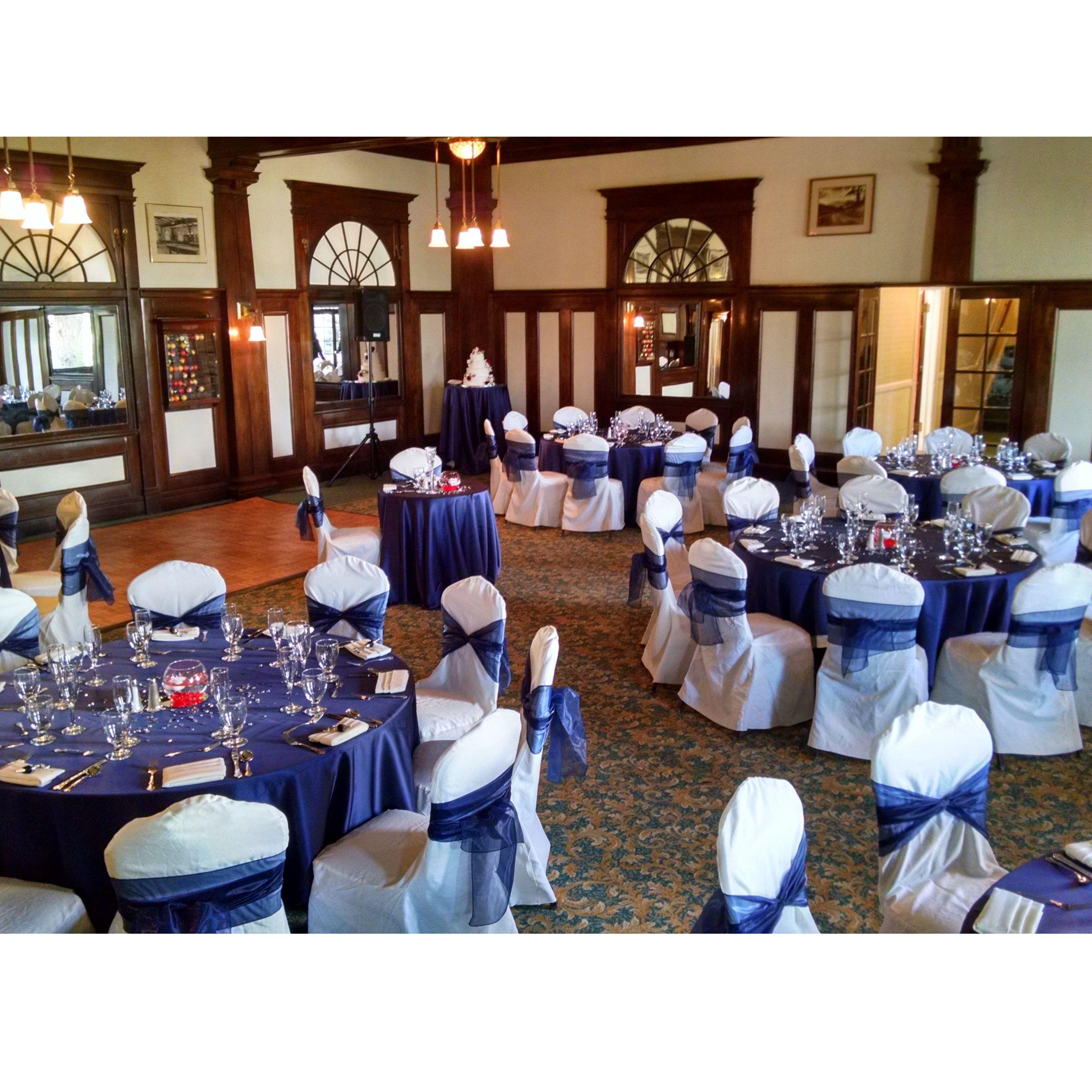 Reception location - Billiard and Pinion room in the Stanley Hotel