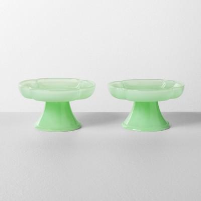 Milk Glass Mini Cupcake Stand Clover Green - Hearth & Hand™ with Magnolia