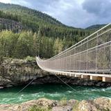 Kootenai Falls Suspension Bridge