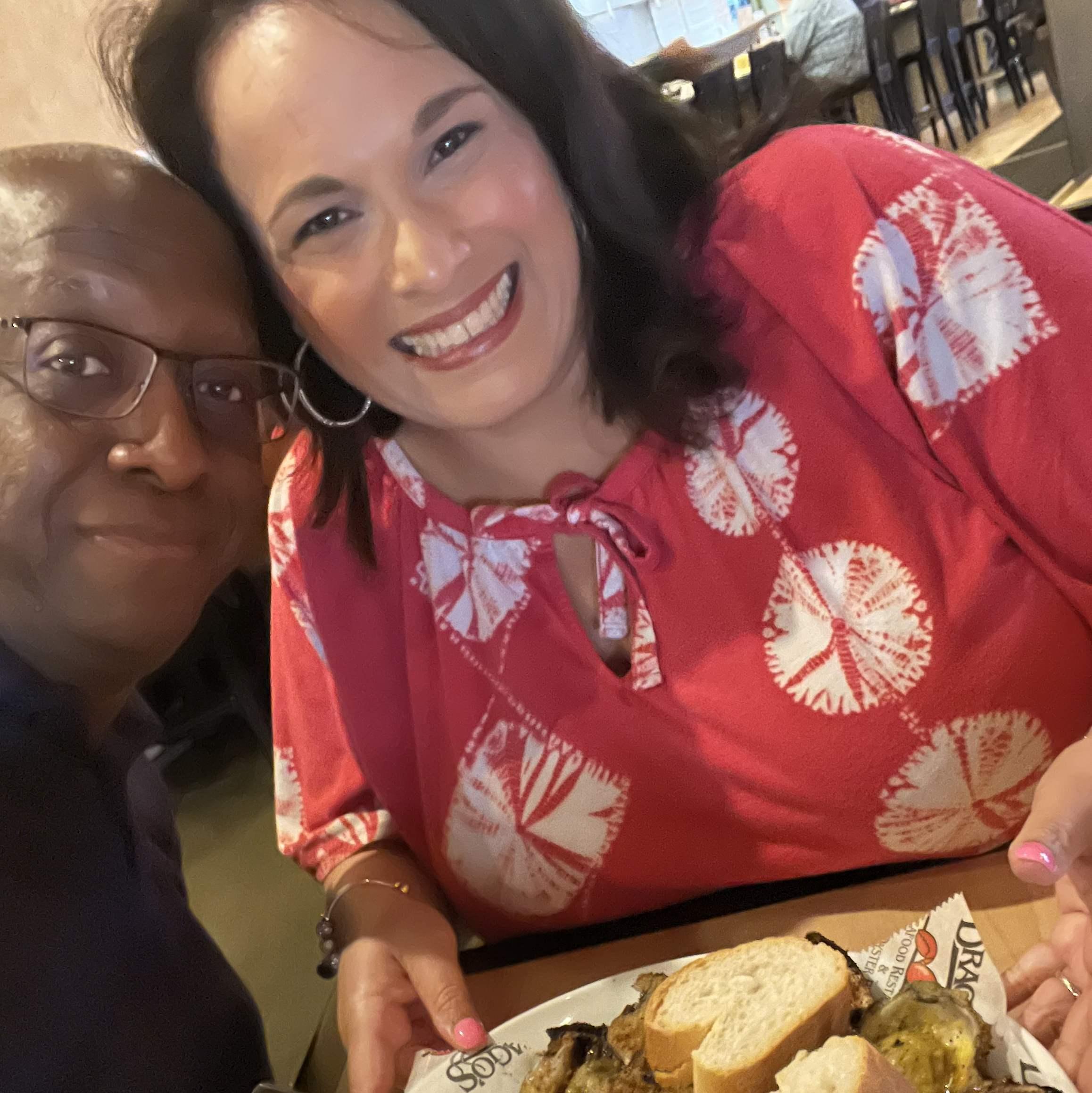 Lunch at Dooky Chase in New Orleans.