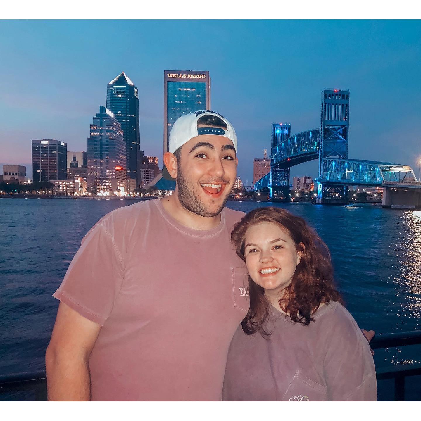 Steven's first visit to Jacksonville.
