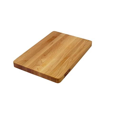 John Boos Block 212 Chop-N-Slice Maple Wood Edge Grain Reversible Cutting Board, 16 Inches x 10 Inches x 1 Inches