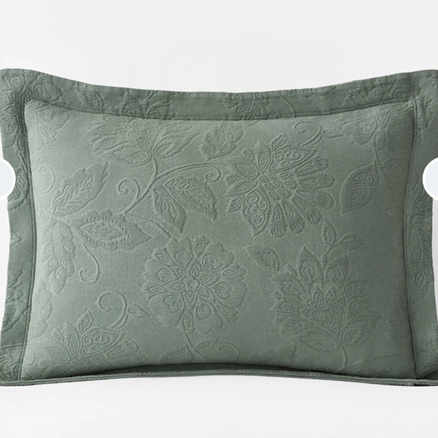 The Compant Store Cotton Standard Shams - Thyme