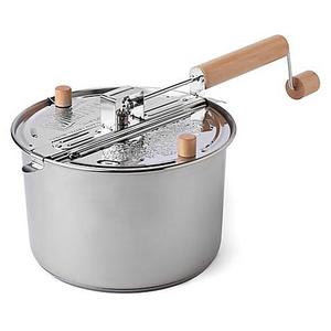 Wabash Valley Farms Stainless Steel 6-Quart Whirley Pop Stovetop Popcorn Popper
