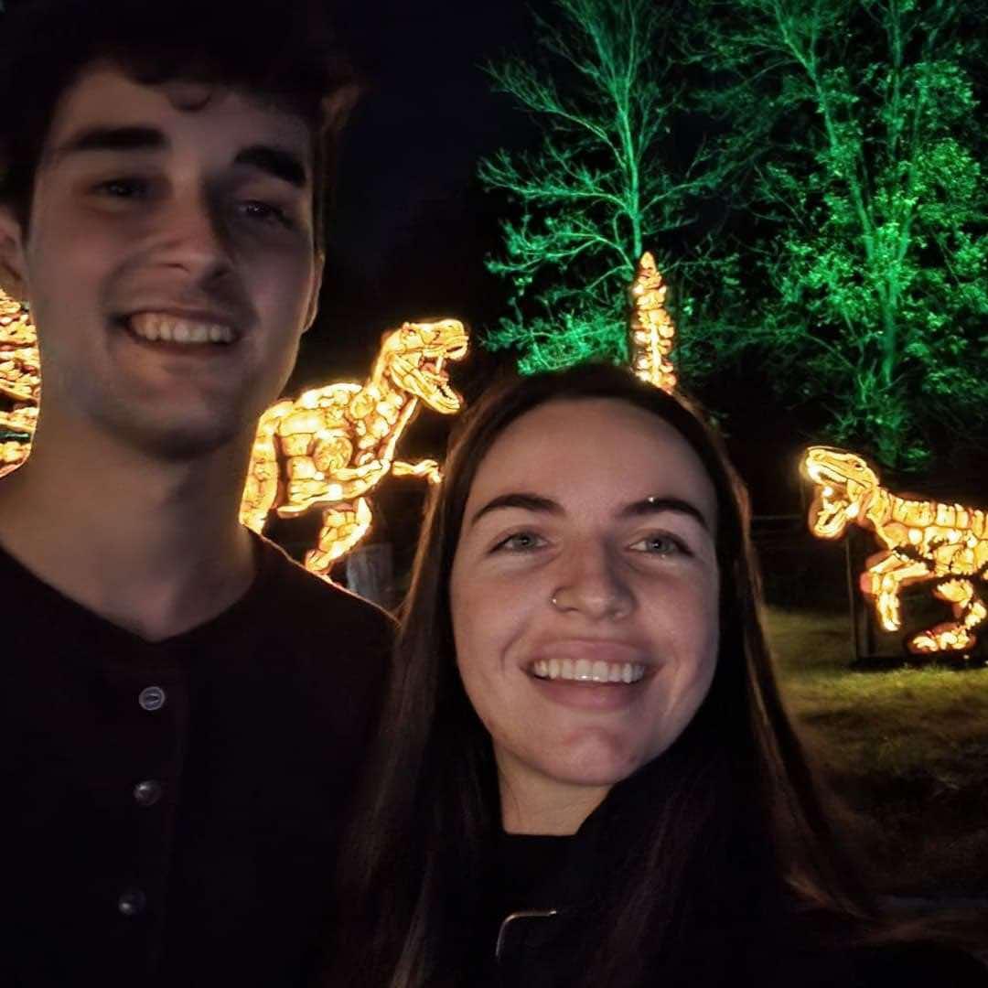 A quick trip to see some pumpkins made into dinosaurs - we share a love of Jurrasic World