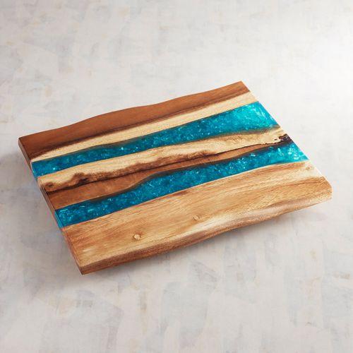 Wood and Resin Cheese Board