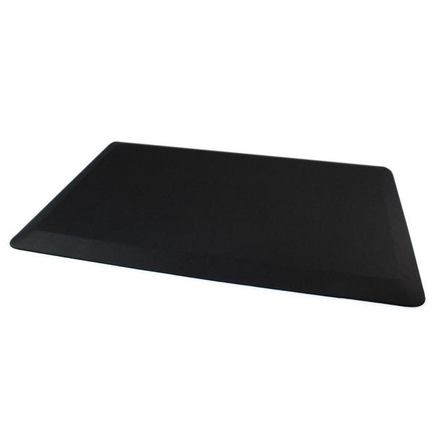 16"x24" Standing Comfort Mat Rectangular Black - Floortex: Anti-Fatigue, for Kitchen & Standing Desks