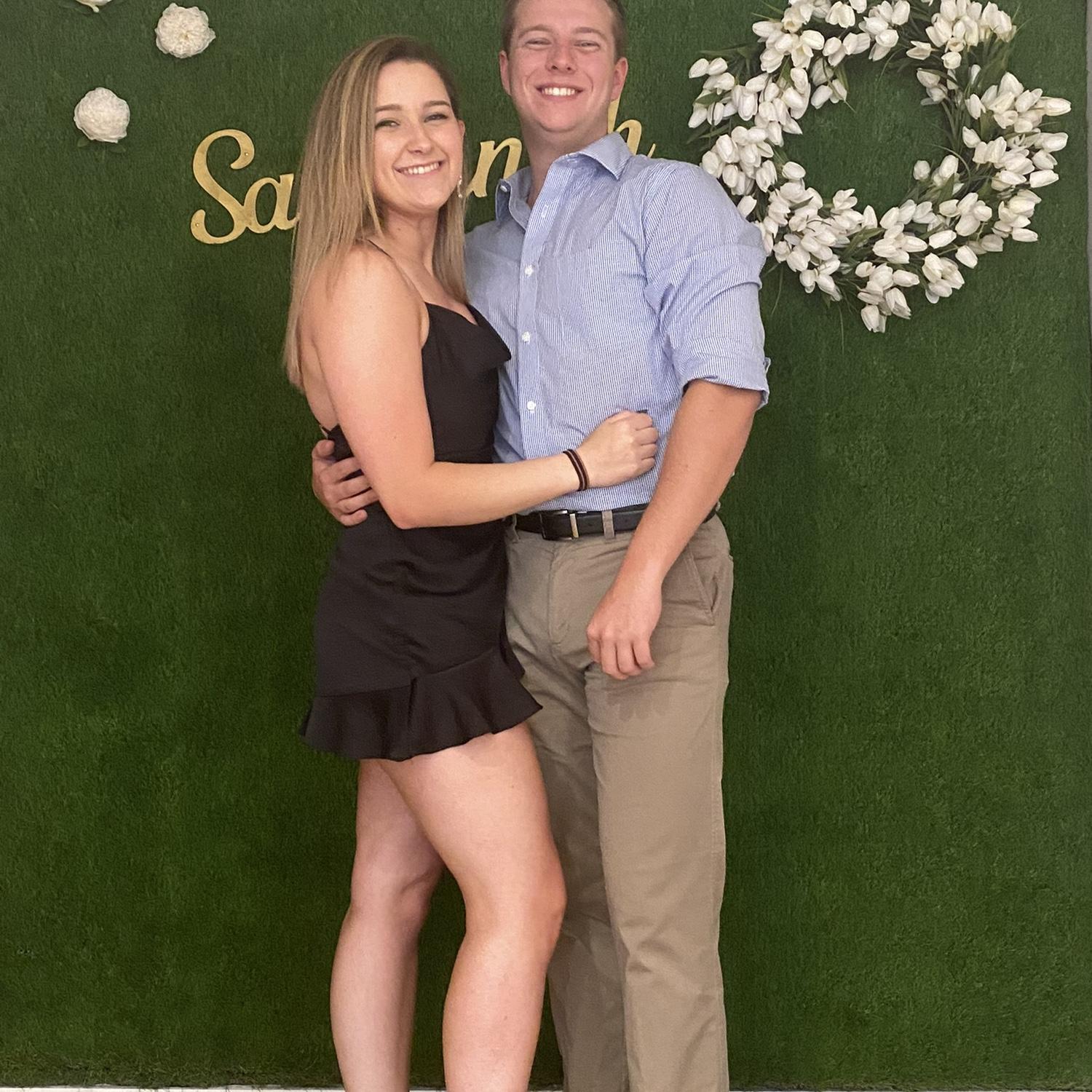 Our first picture together on our first trip together to none other, but Savannah !