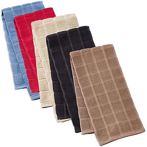 Kitchensmart® Solid Kitchen Towel in Chocolate