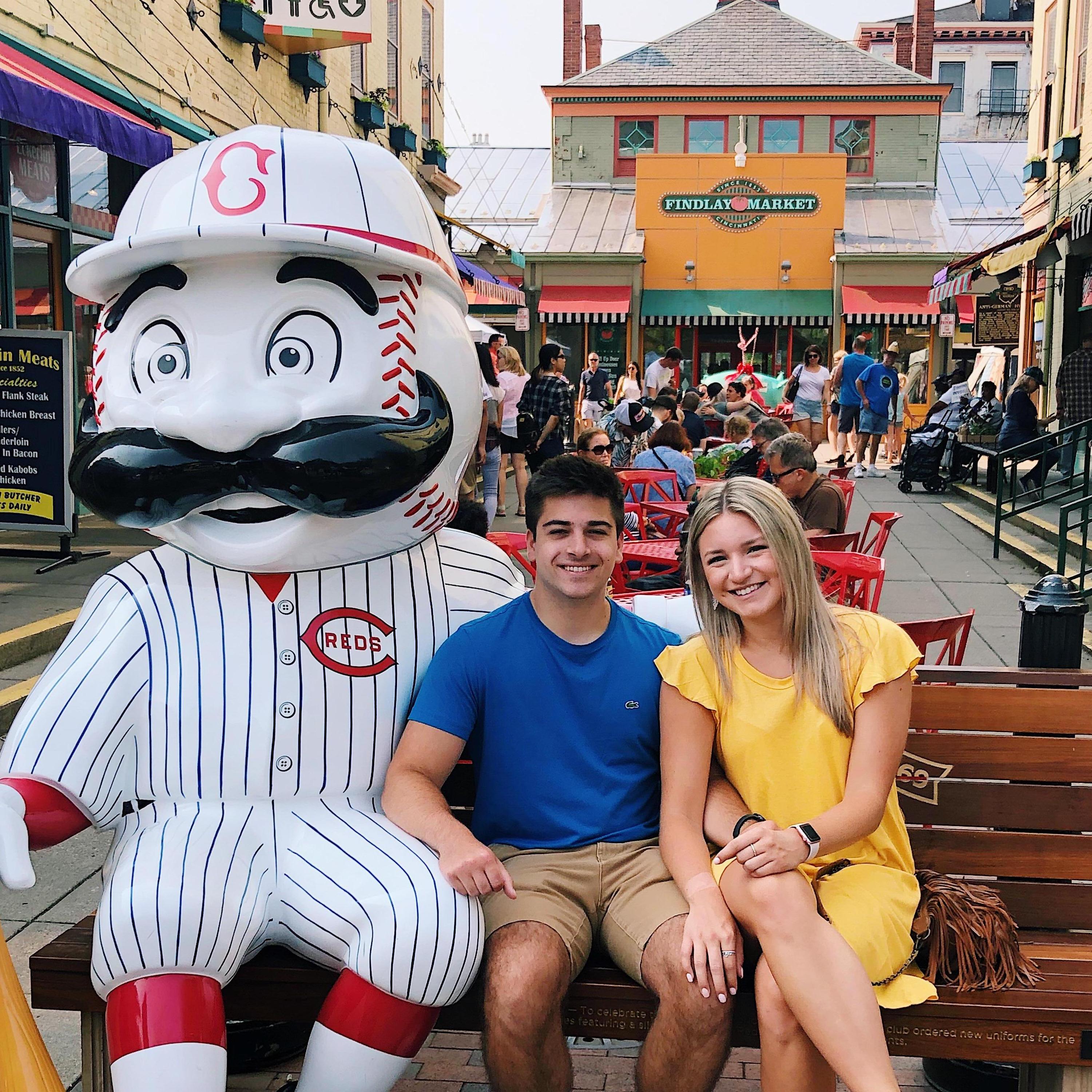 Our first photo in Cincinnati, June 2019.