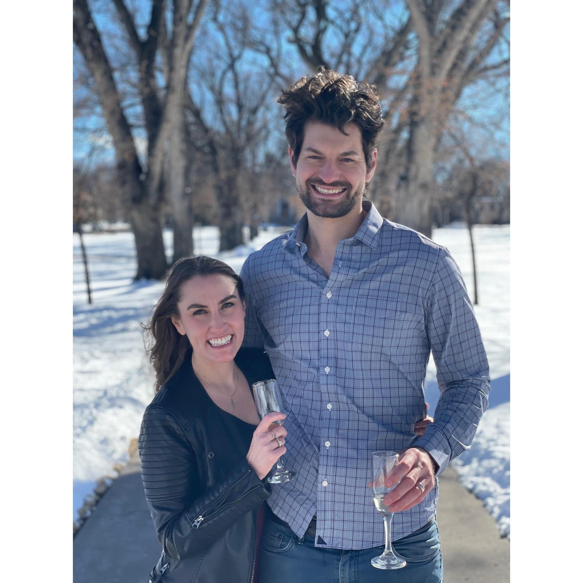 We're married!