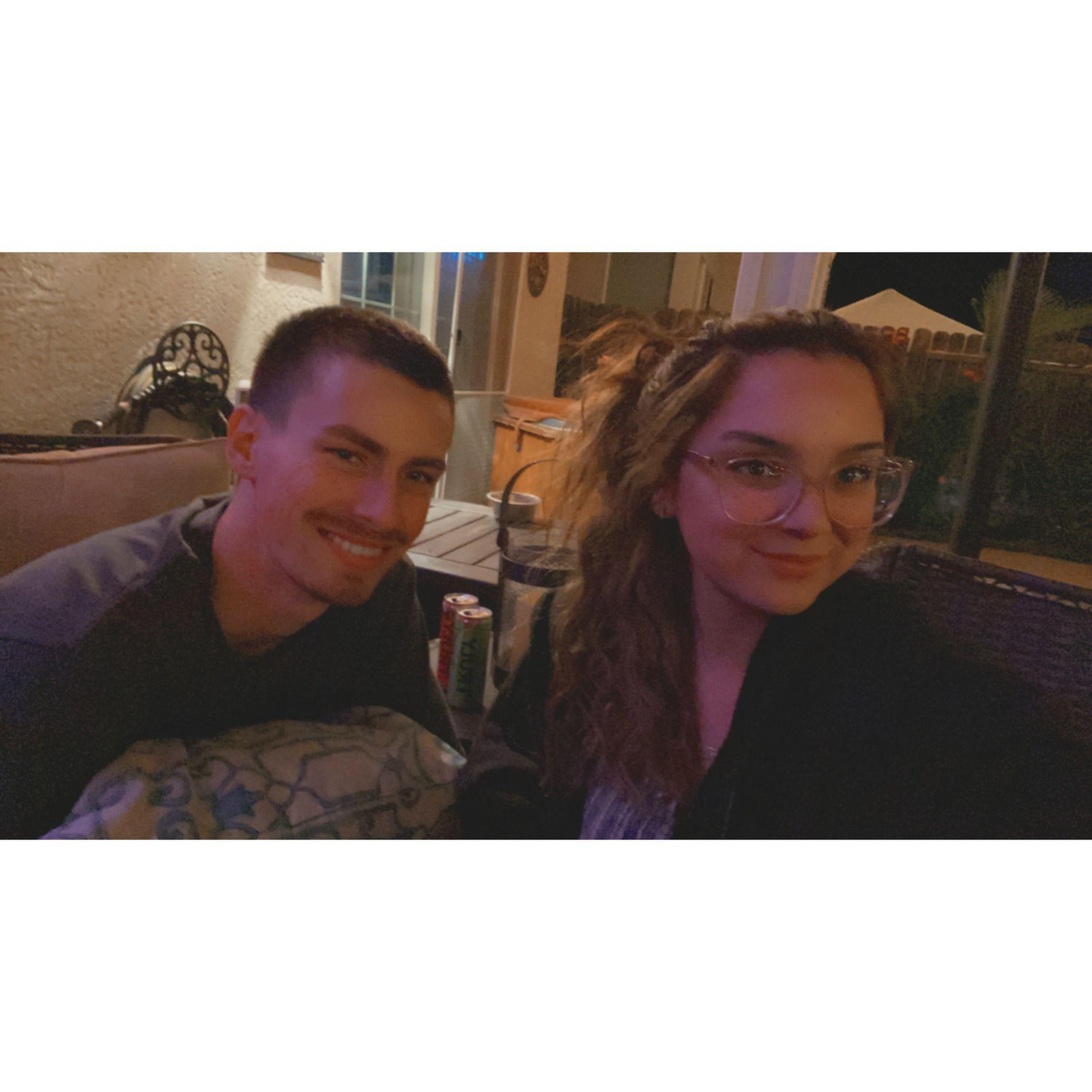 Date night outside under the stars. 2021