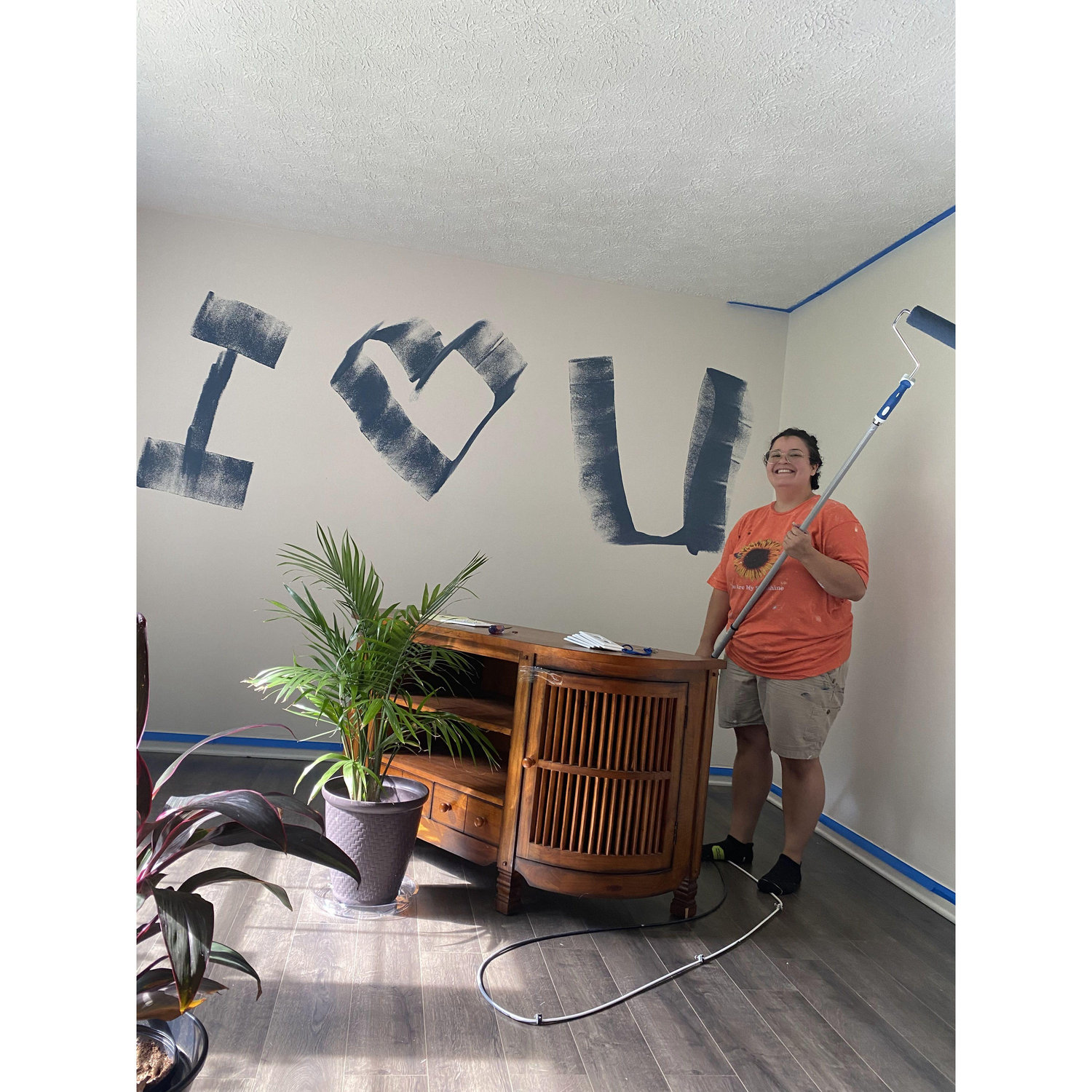 Love sealed in every wall after buying our first house together in July 2024.