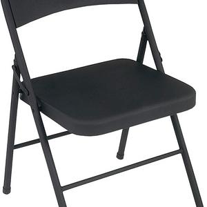 Dorel Home Furnishings - Cosco All Steel Folding Chair Black (4-pack)