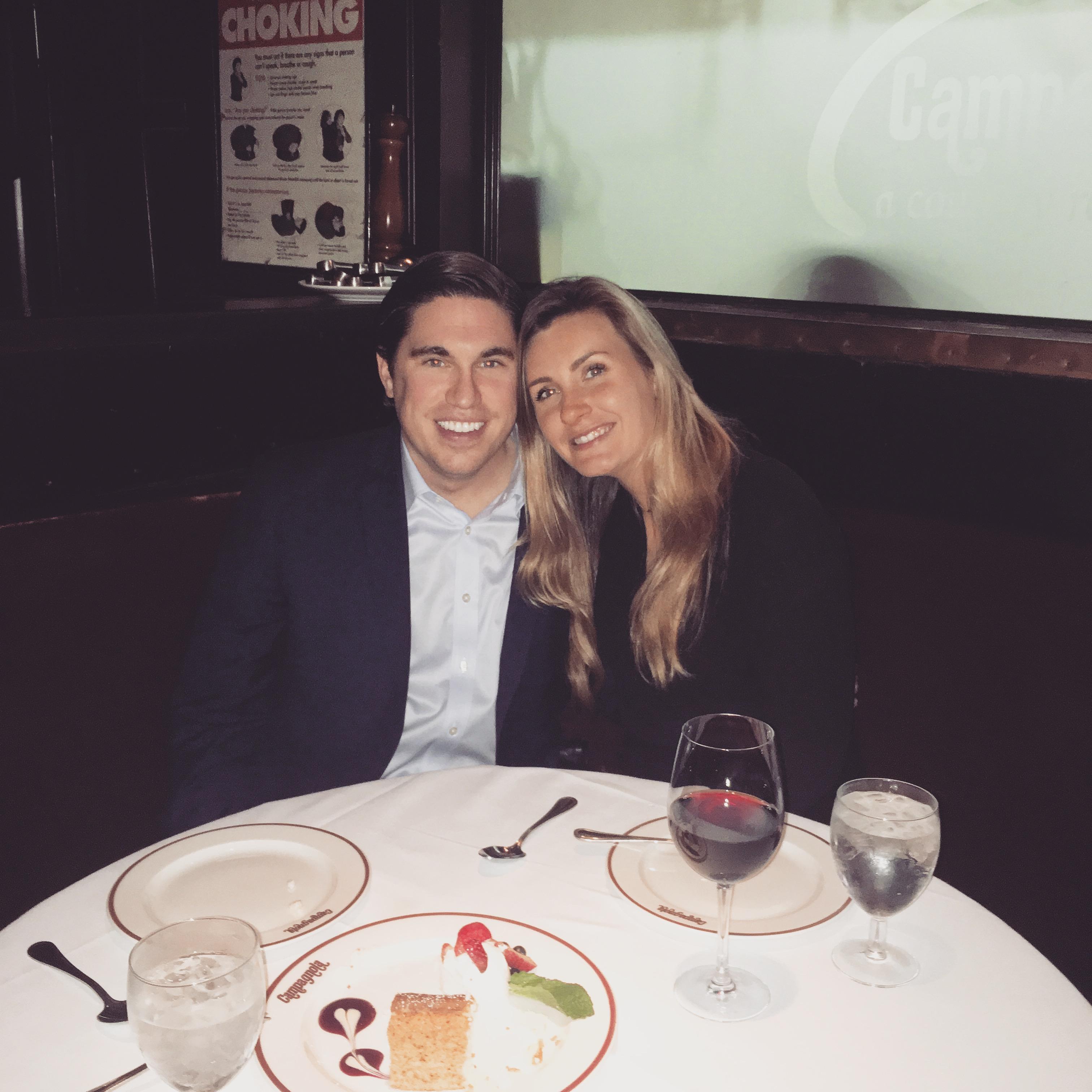 Celebrating our first anniversary at Campagnola!