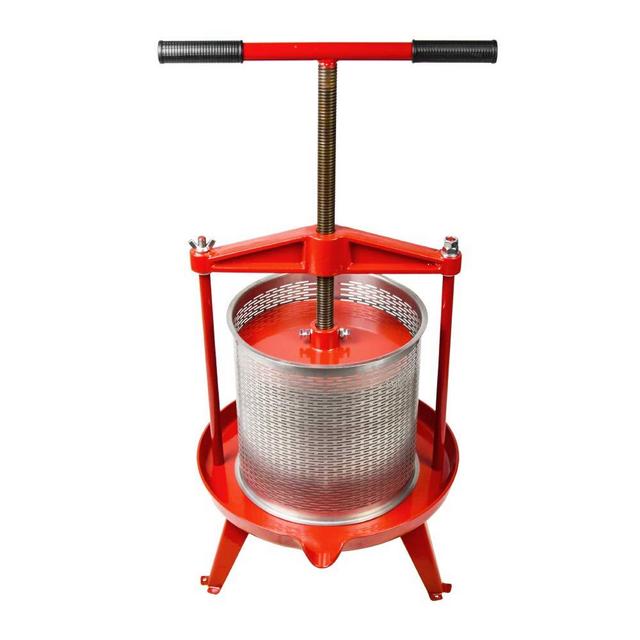 3.69 Gallon Heavy-duty Cross-beam Stainless Steel Fruit and Wine Press