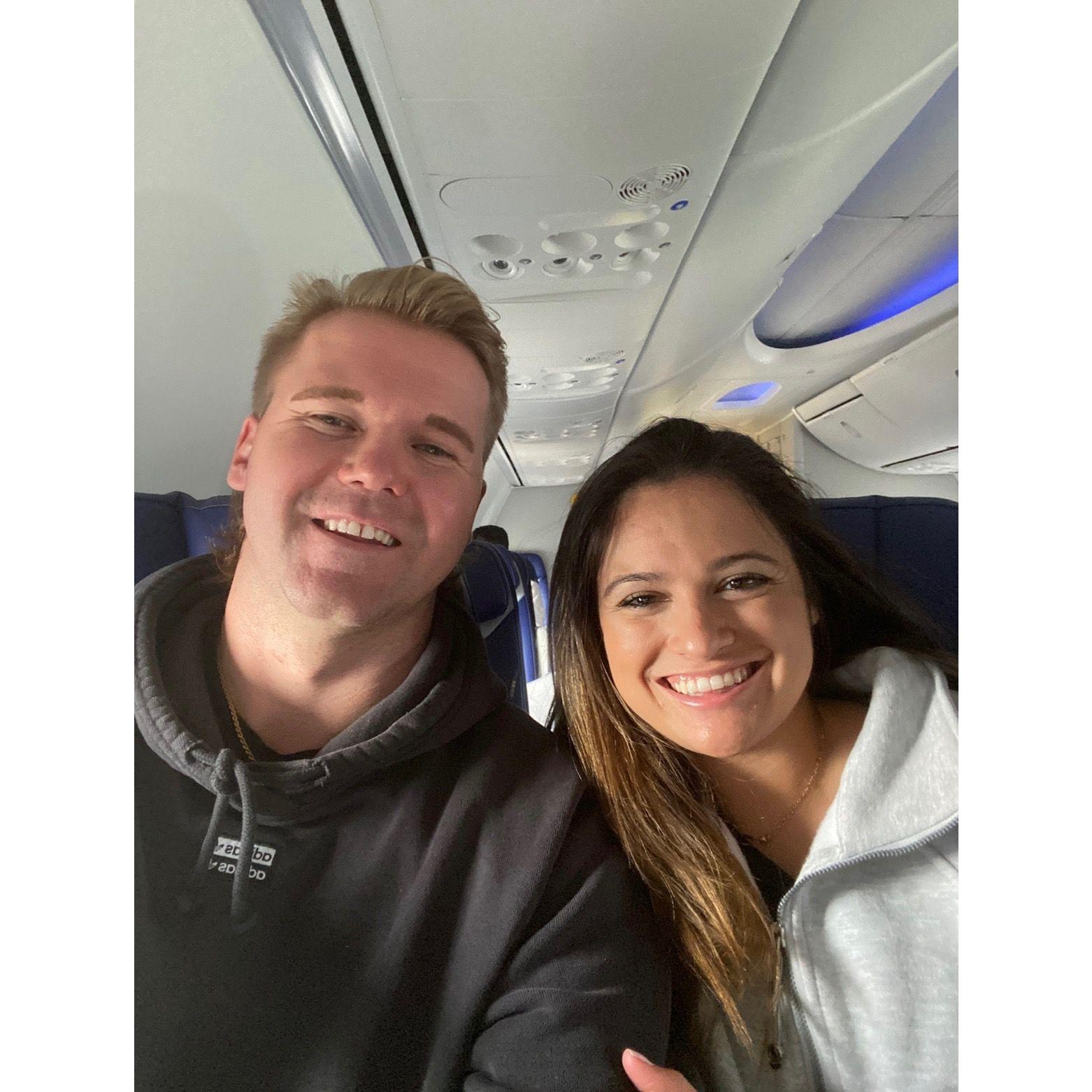First flight together