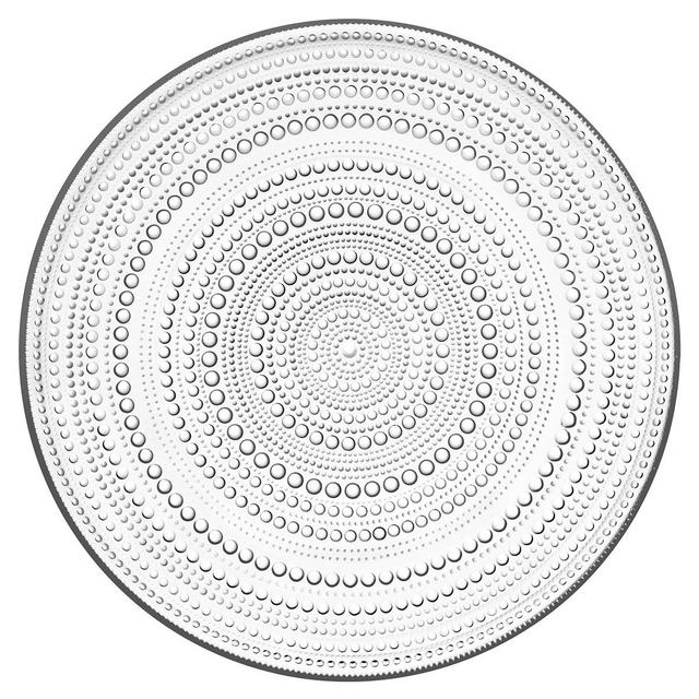 Iittala Kastehelmi plate 315 mm, clear