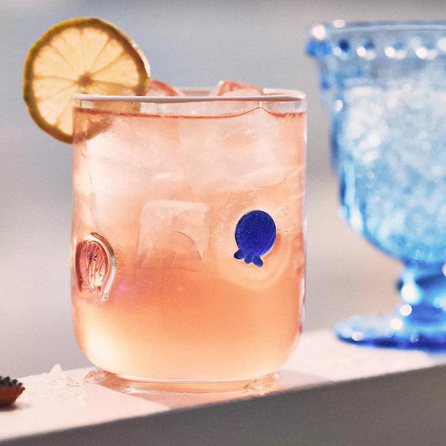 The Island Icon Juice Glass - Seashell, One Size