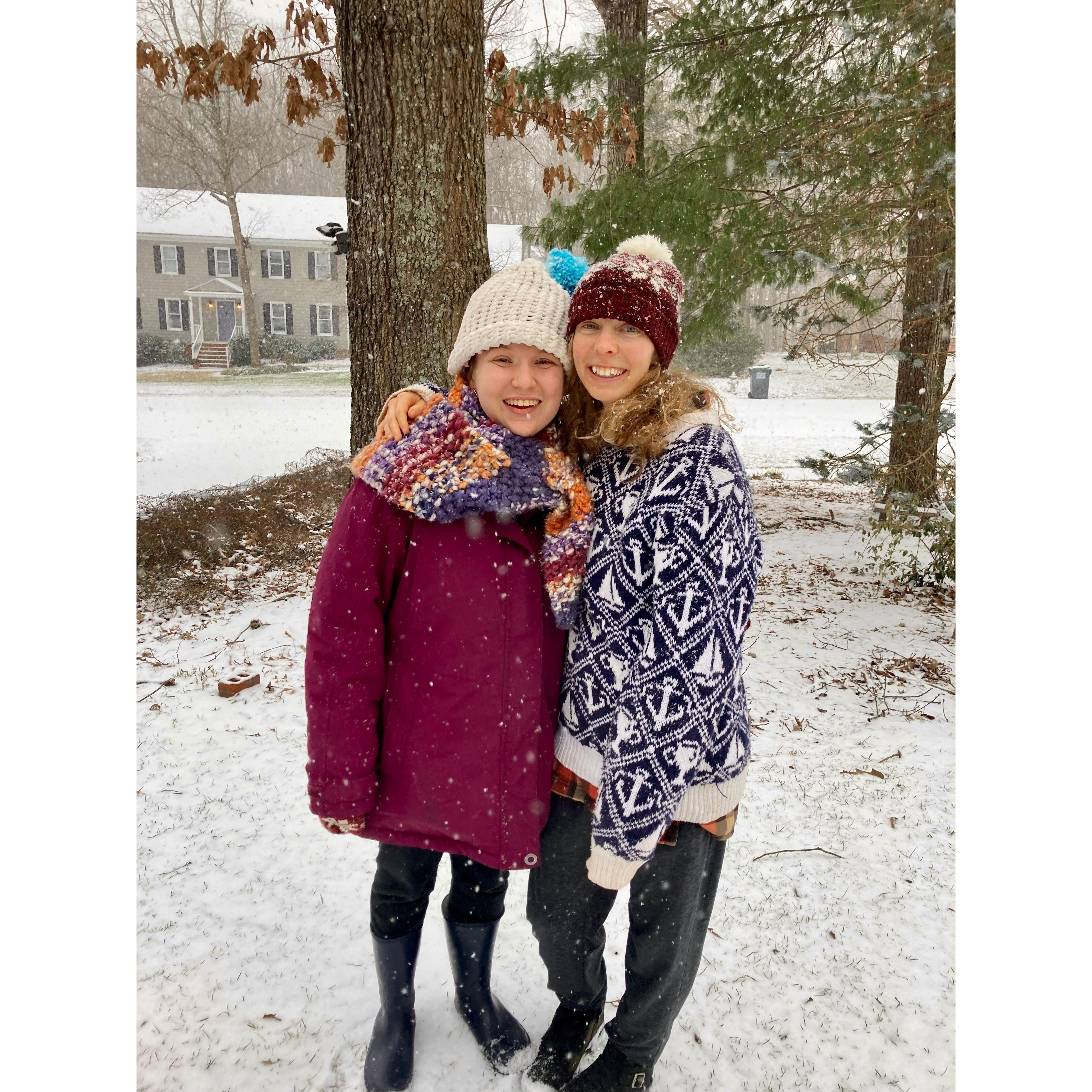 We love the snow! (not too much of that in FL!)