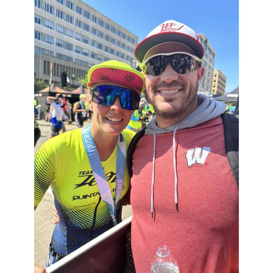 Wisconsin 70.3 (Dan on Sherpa duty)