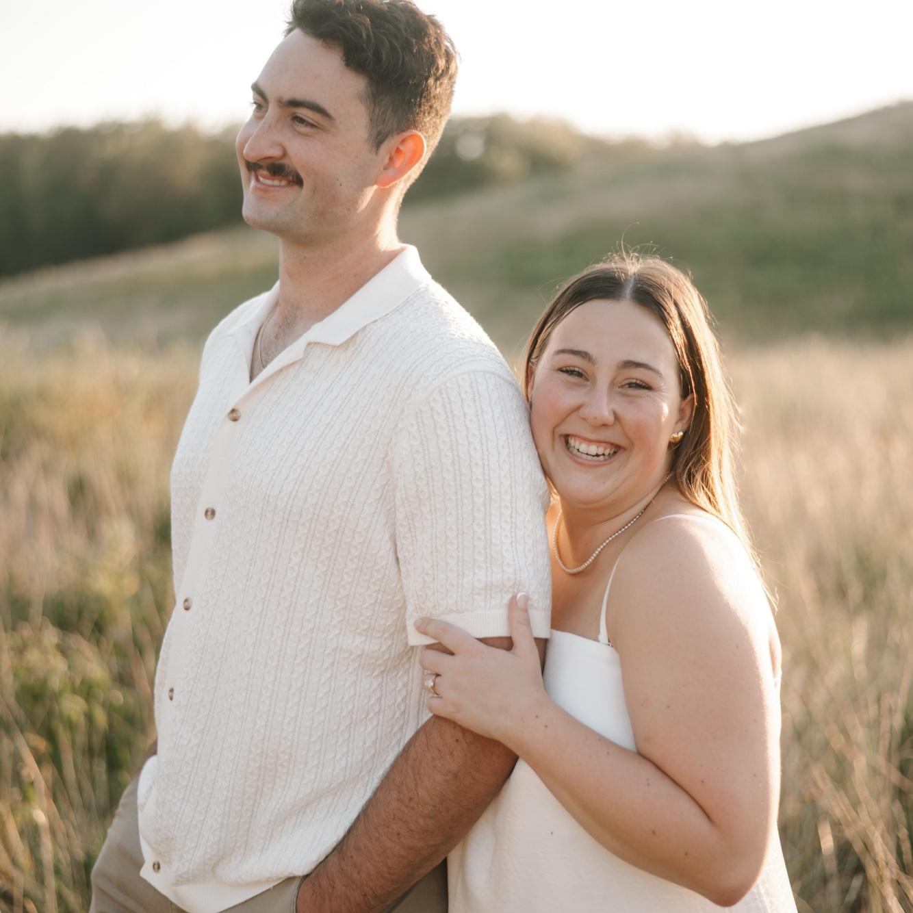 Smiles all around for golden hour!