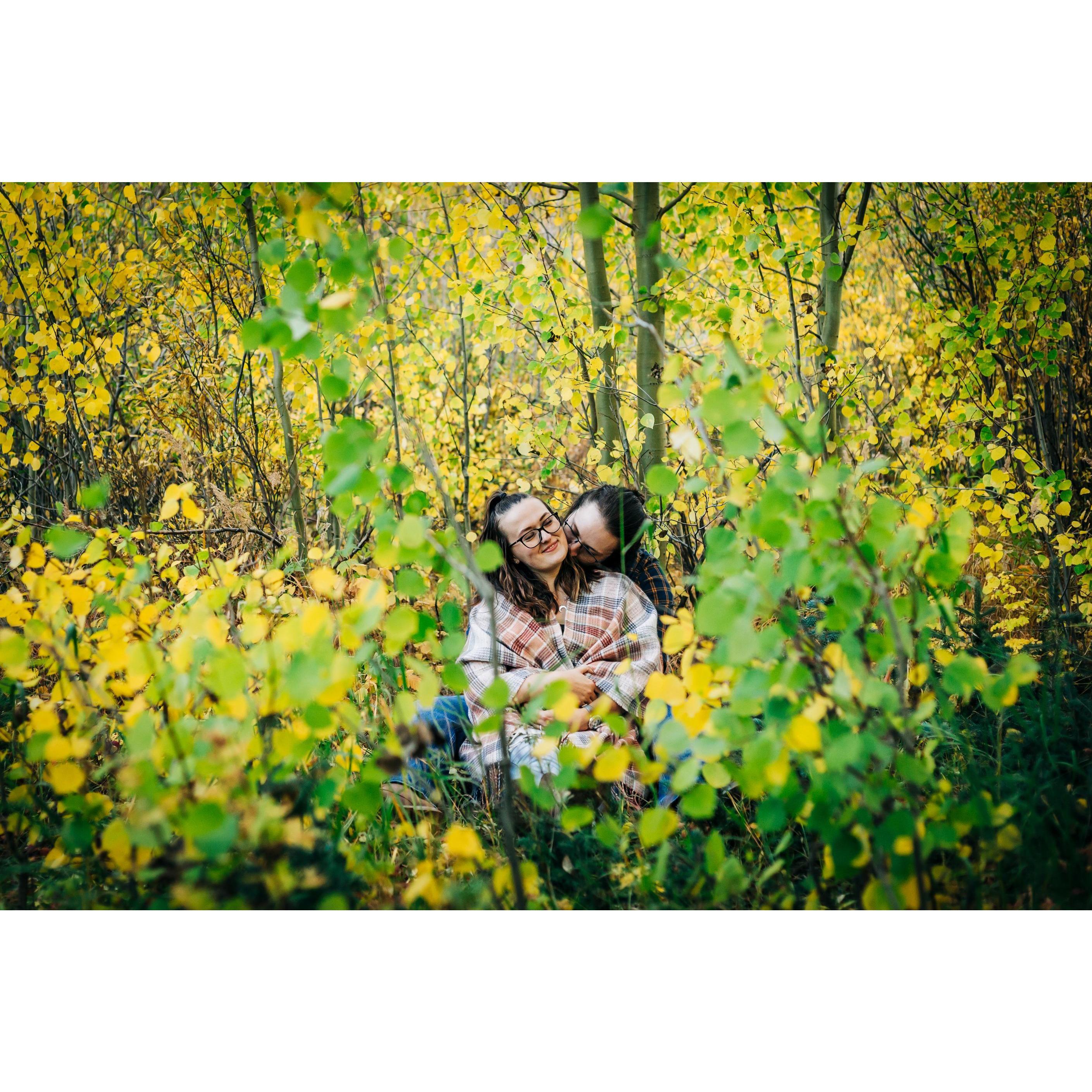 September 2021 - Our engagement photo shoot on Guanella Pass