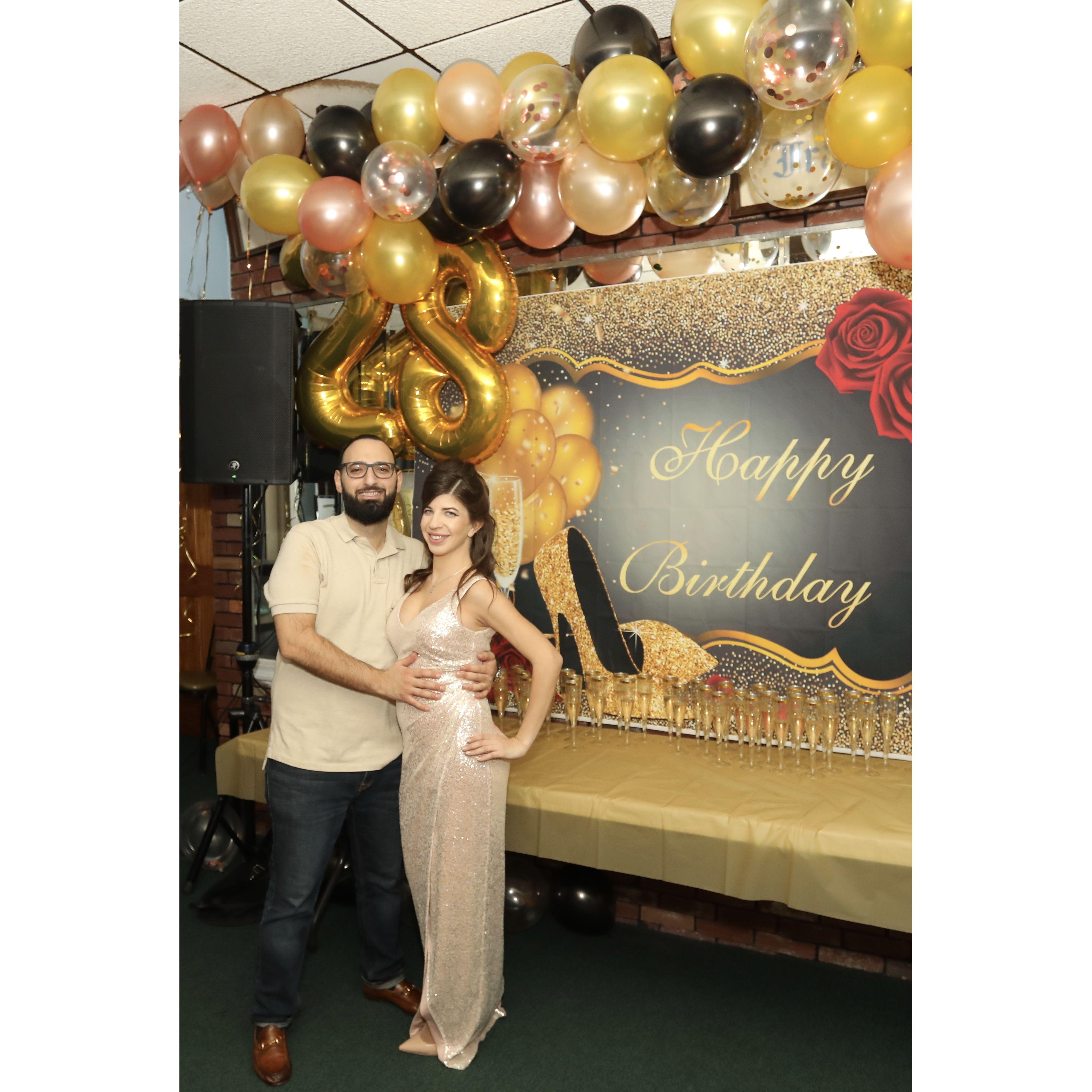 My 28th Birthday Bash! (3 months pregnant here)