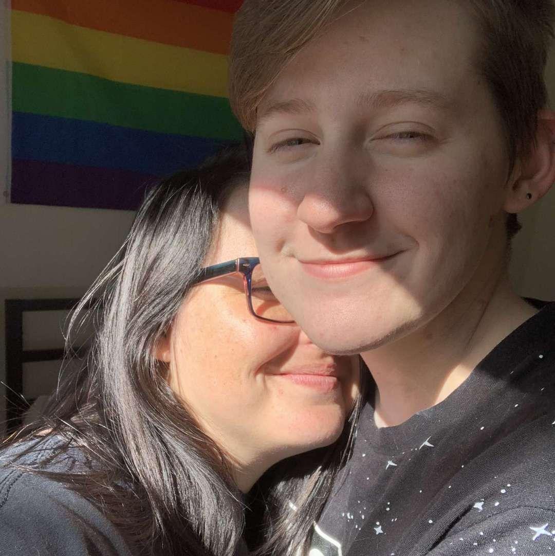 Haley and Jay's first ever photo together... daww!