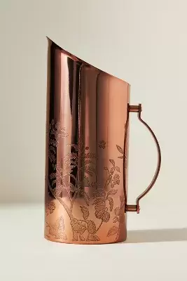 Foliage Copper Pitcher