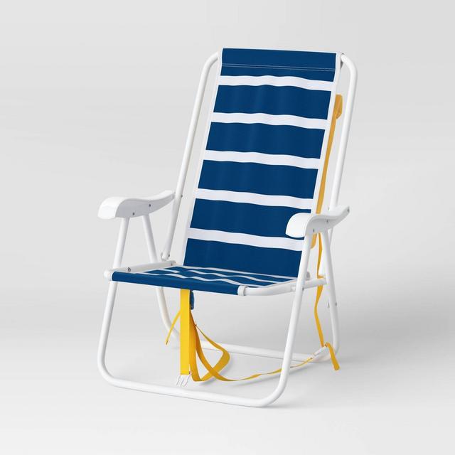 Backpack Patio Chair Cabana Stripe - Sun Squad™