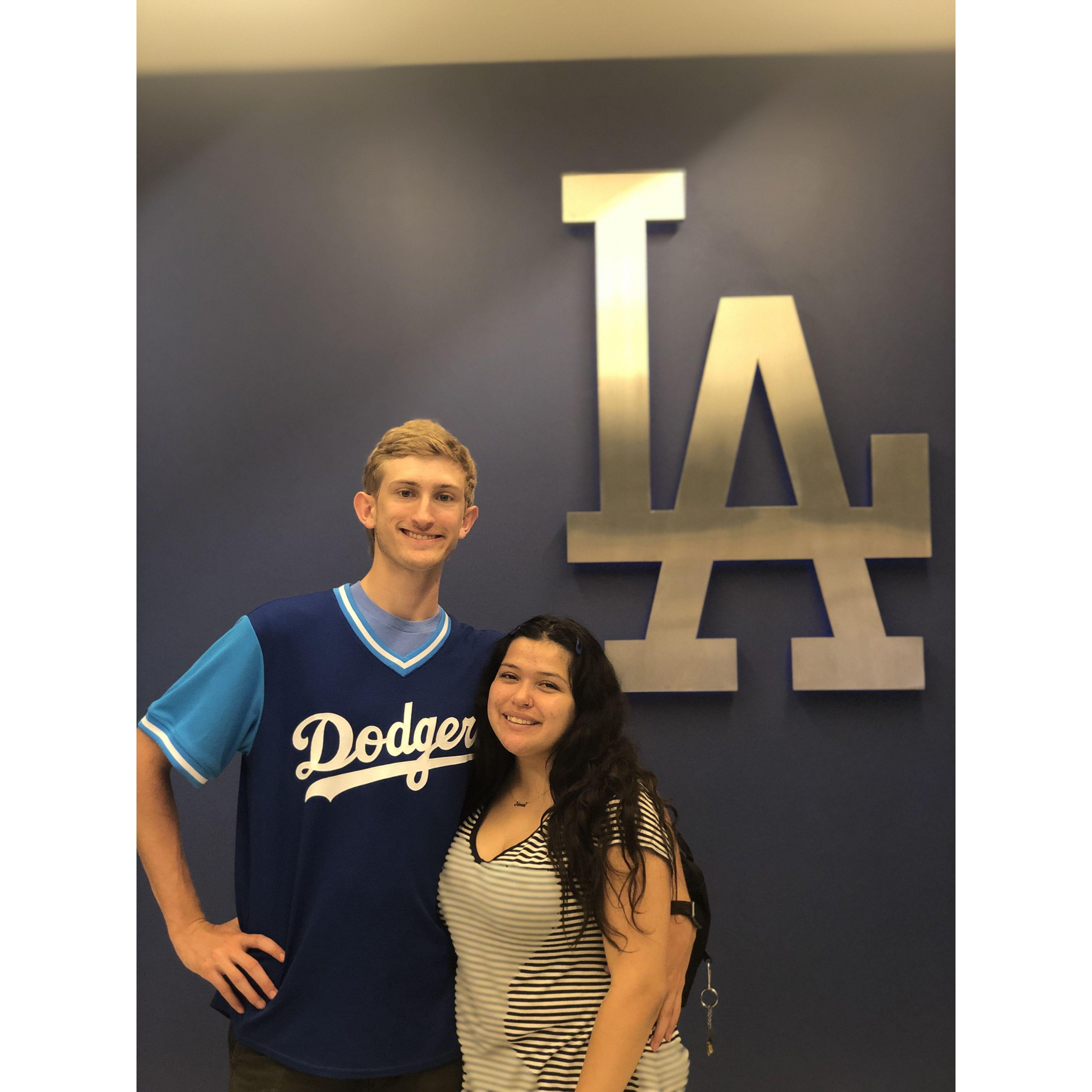 Kevin's 1st Dodger game