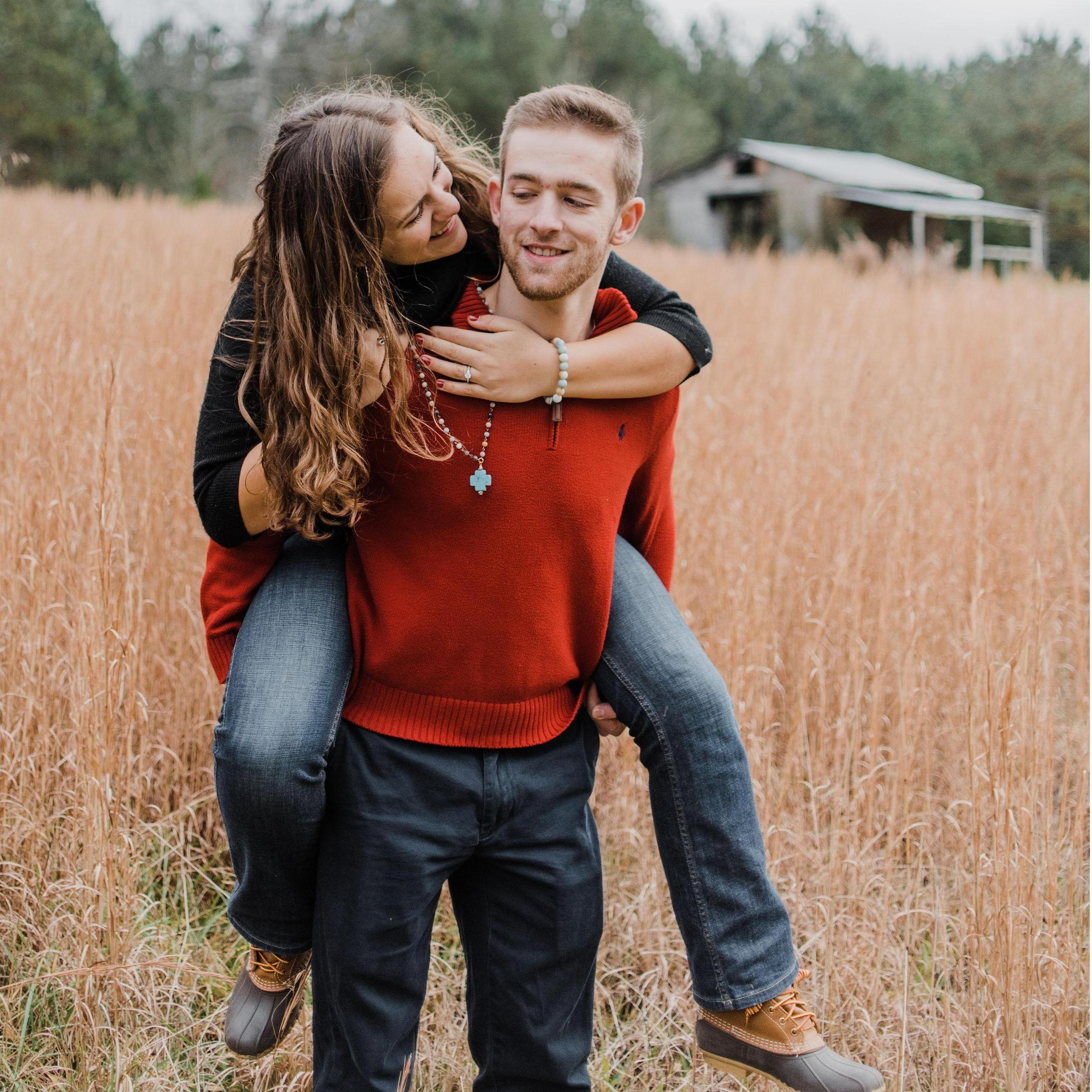 "Can I get a piggy back ride please?"