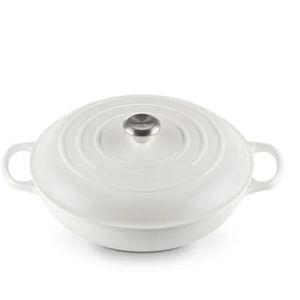 Signature Braiser - White, 3 1/2 qt.