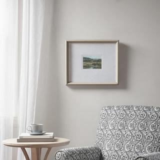 Impasto Landscape Framed Glass Wall Art