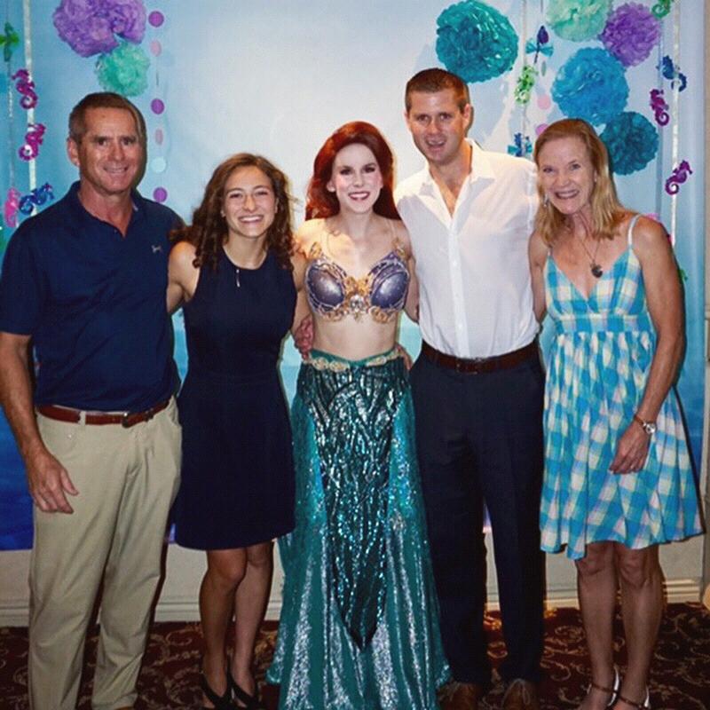 Denver’s cousin was the little mermaid and Nicole was very excited!