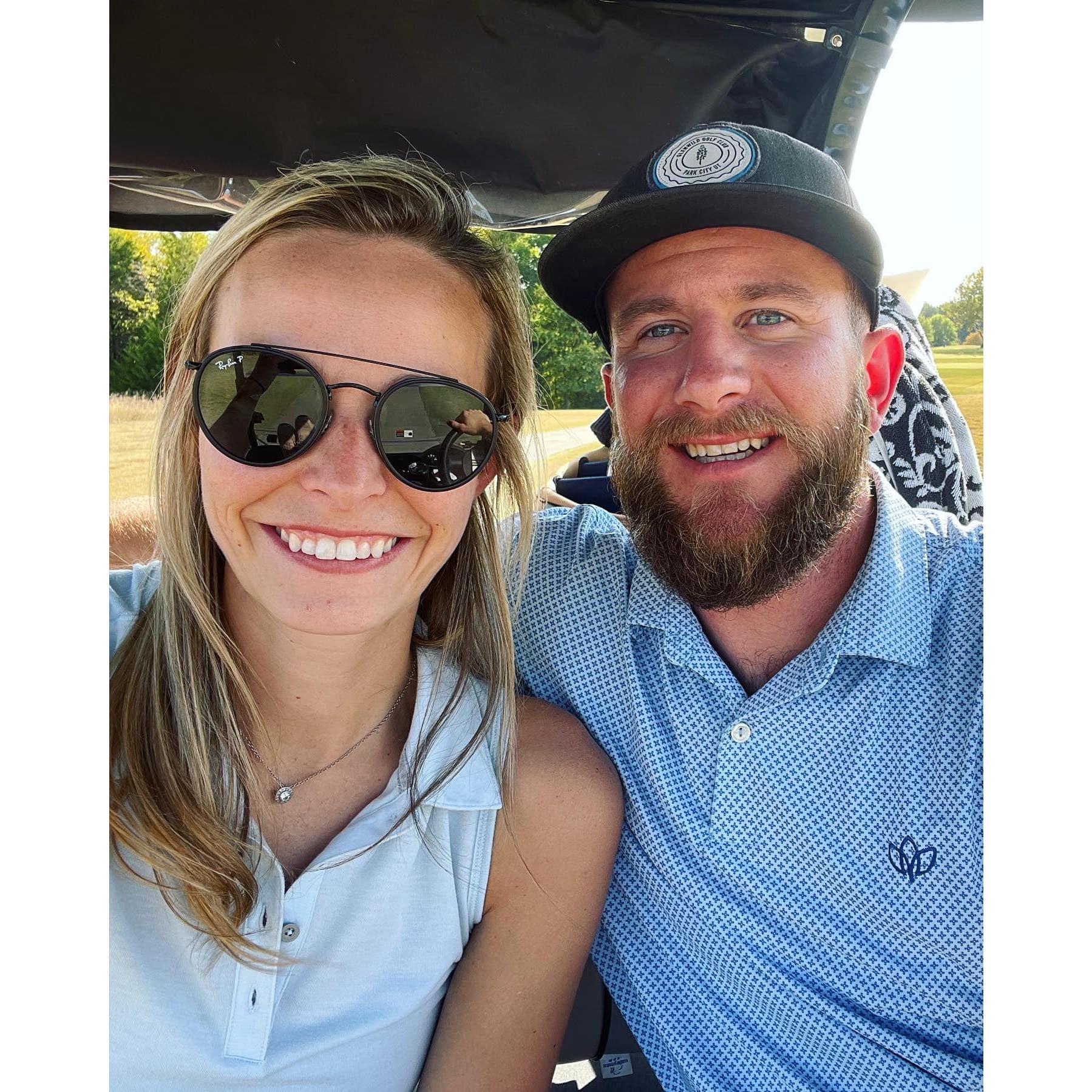 The golf outing where we became boyfriend/girlfriend