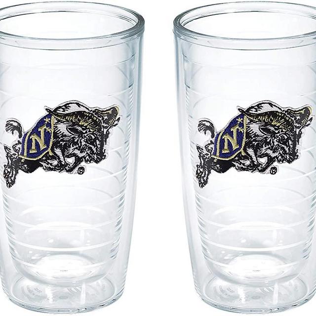 Tervis US Naval Academy Emblem Tumbler, Set of 2, 16 oz, Clear -
