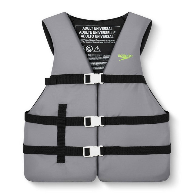 Speedo Adult OPP PFD - Light Grey/Black