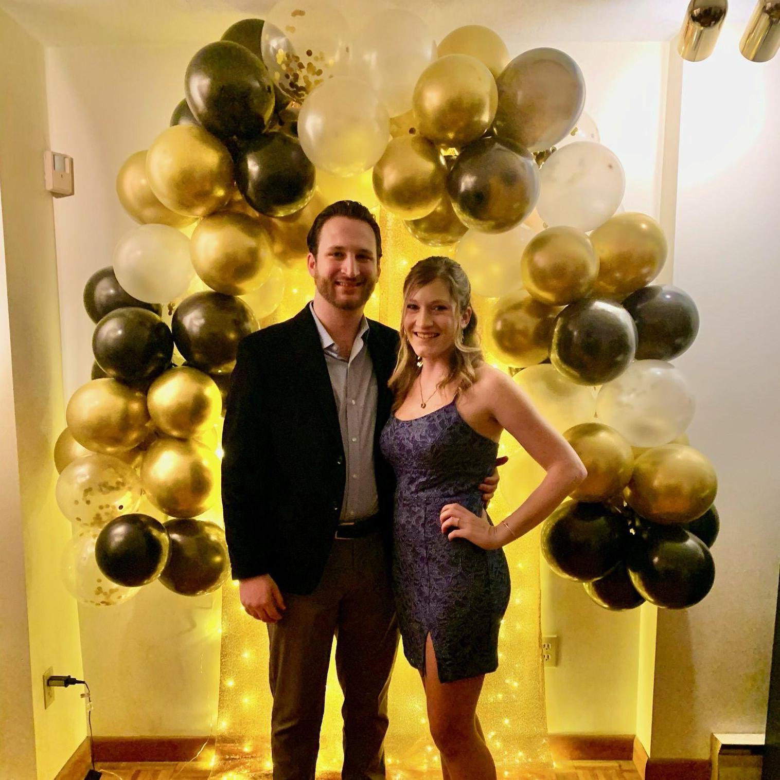 Caitlyn and Anthony rang in 2023 during one of their NYE Bashes at their apartment in Southie.