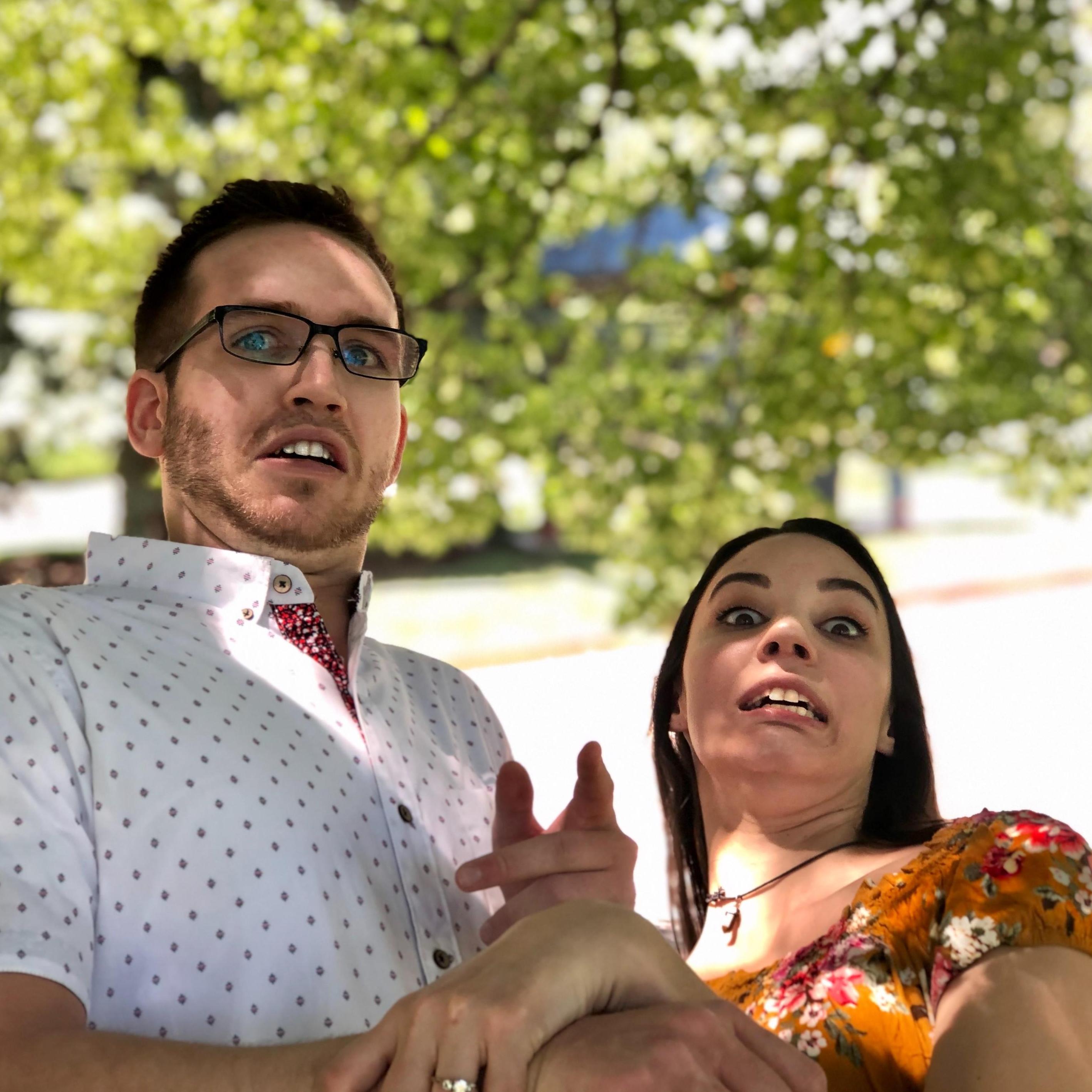 In reality, most of out engagement photos turned out like this....