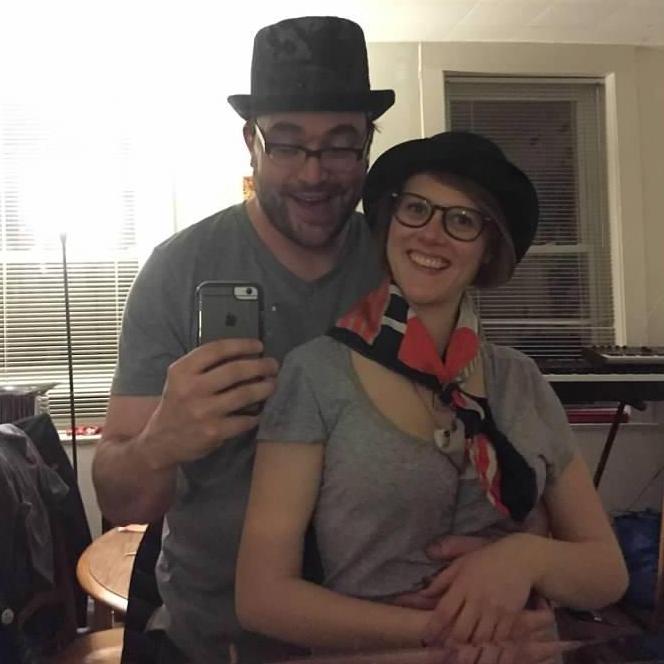 Our first photo together in March of 2015