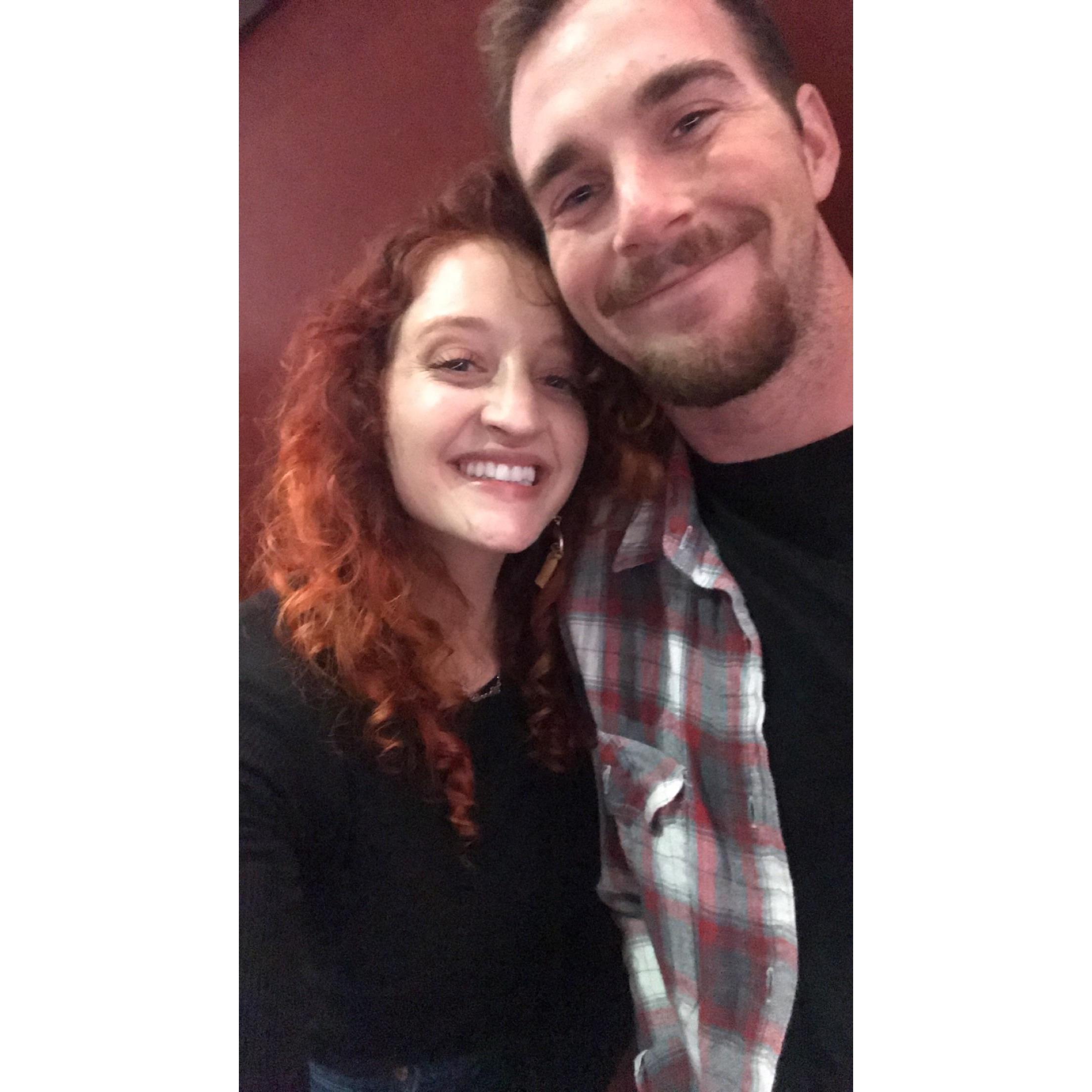 Our "first date" in Greenville at a Dan&Shay concert. Speechless is still our jam <3