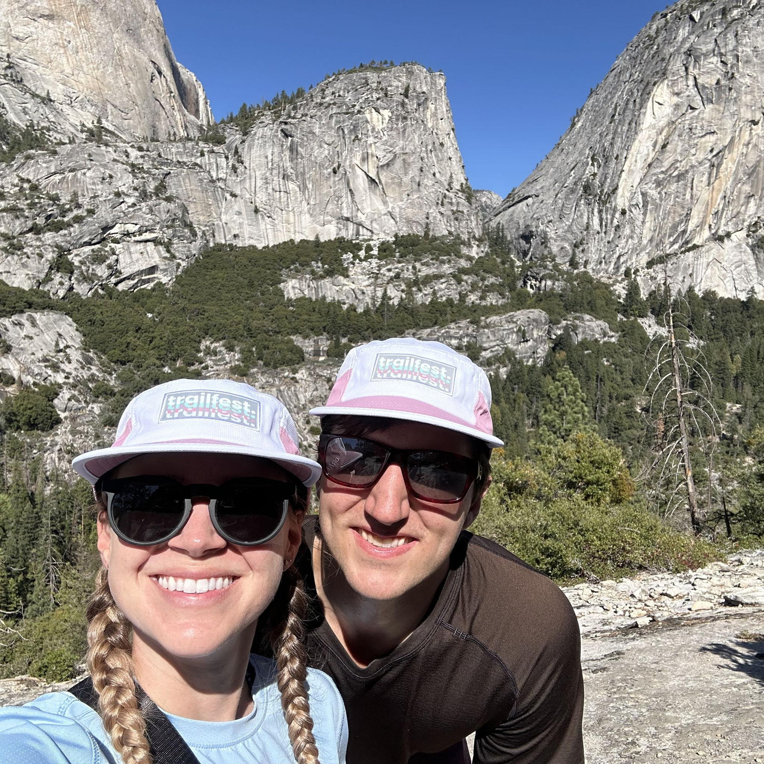 Hiking in Yosemite.