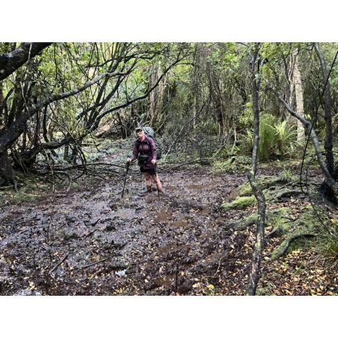 Hiking in the mud...why do we enjoy this activity?