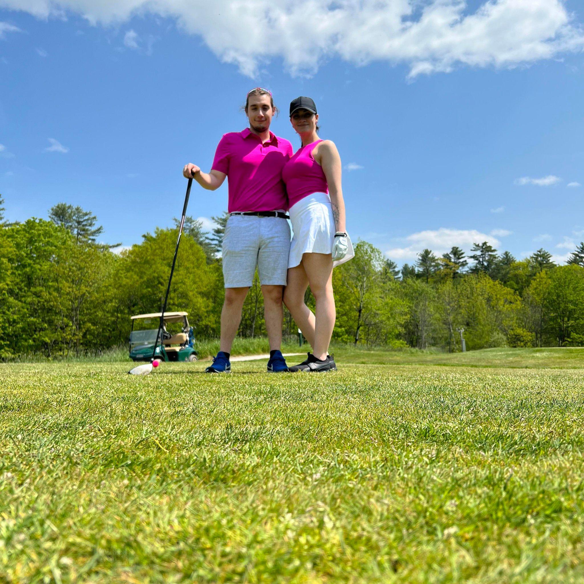 First time golfing with Josh, he is a great coach!